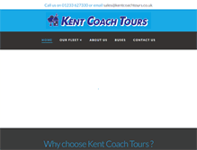 Tablet Screenshot of kentcoachtours.co.uk
